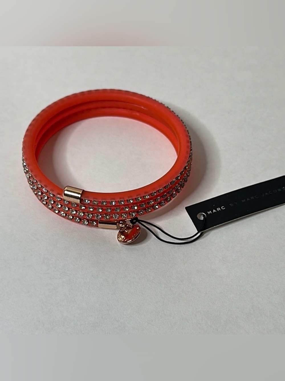 Marc by Marc Jacobs Coral Crystal-Embellished Wrap Bracelet